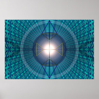 Neptune och uranus per Martineau Poster