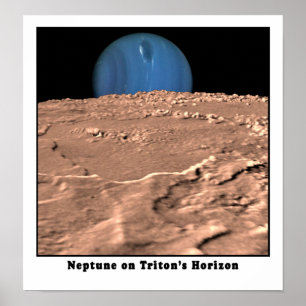 Neptune på Tritons horisont Poster