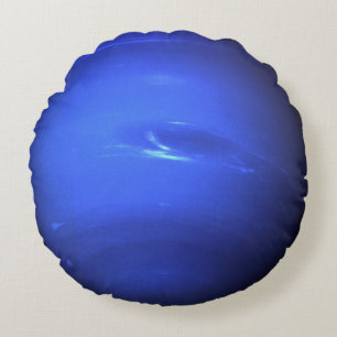 Neptune Planet Photo Space Solar System Rik Blue Rund Kudde