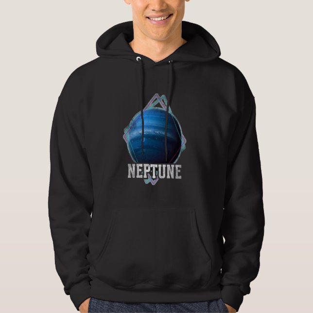 Neptune Planet Solar System Astronomy Hoodie (Framsida)