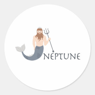 Neptune Runt Klistermärke