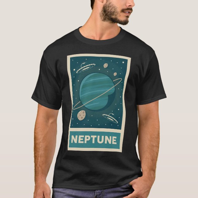 Neptune Space T Shirt (Framsida)
