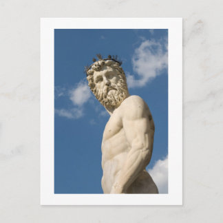 Neptune Statue, Piazza della Signoria, Florence Vykort