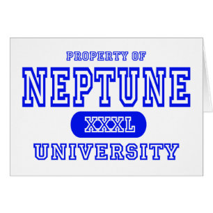 Neptune universiteten hälsningskort