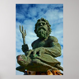 Neptune-utskrift Poster