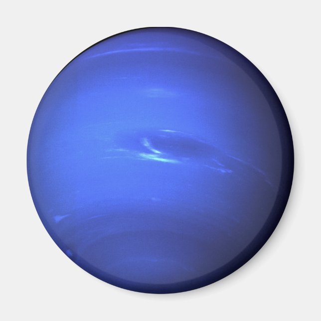 Neptune Yta Photo Blue Magnet (Framsidan)
