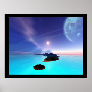 NEPTUNES GARDEN PRINT POSTER