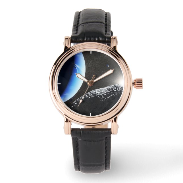 Neptunes lilla Måne Hippocamp. Armbandsur (Framsida)