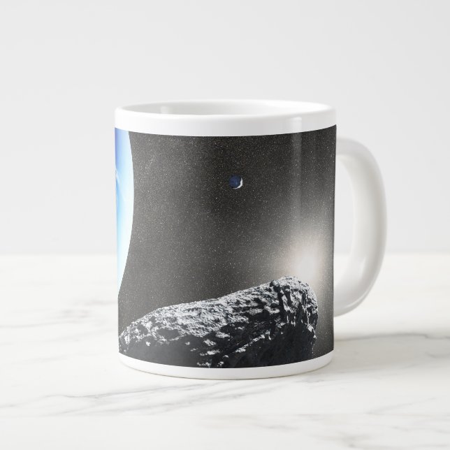 Neptunes lilla Måne Hippocamp. Jumbo Mugg (Framsida höger)