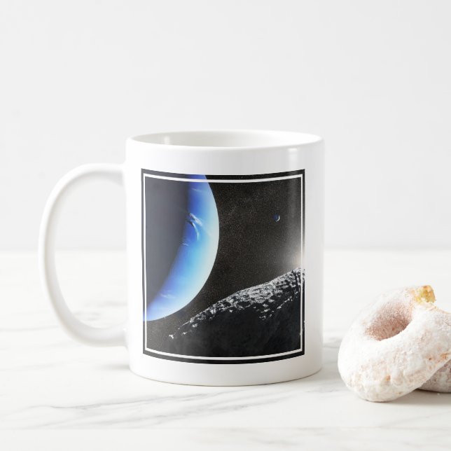 Neptunes lilla Måne Hippocamp. Kaffemugg (Med munk)