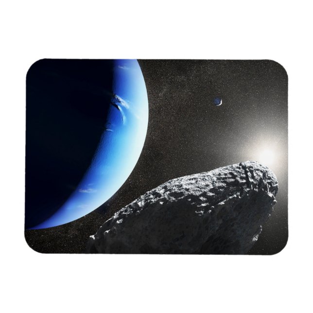 Neptunes lilla Måne Hippocamp. Magnet (Horisontell)