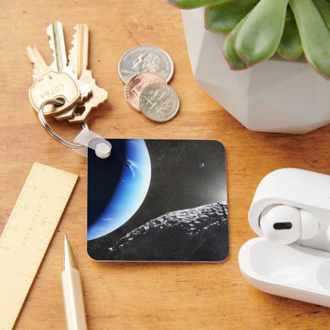 Neptunes lilla Måne Hippocamp. Nyckelring (Skrivbord)