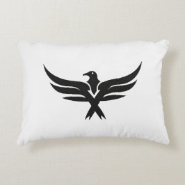 Neptunes Mark Pillow - Minimalistisk Trident-ikon Prydnadskudde