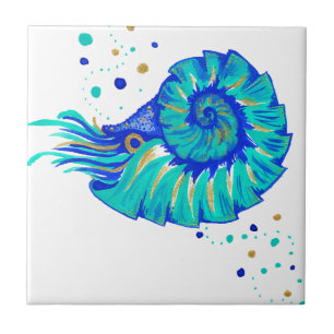 Neptunes Nautilus Kakelplatta