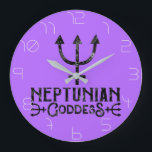 Neptunian Godderas Esoteric Astrology Neptune Stor Klocka<br><div class="desc">Anpassa med valfri text.</div>