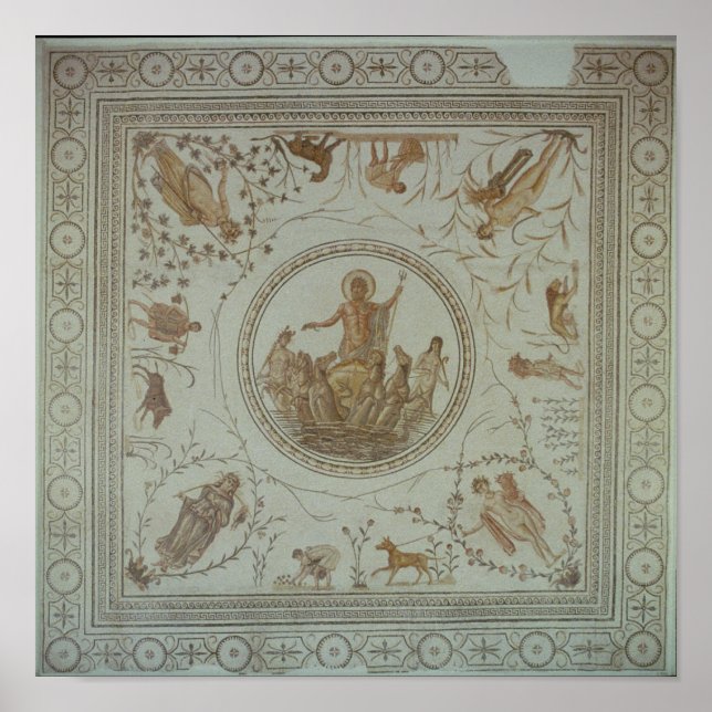Neptuns triumf och de fyra århundradena poster (Framsidan)