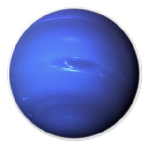 Neptunus Vacker Blå Sol Systemet Planet Fiskarna Knopp