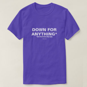 Ner för vad som helst* - en serverdel t shirt