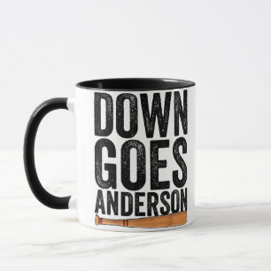 NER GÅR ANDERSON ROLIGT BASEBALL present ANDERSON Mugg