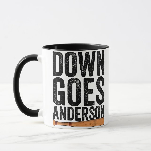 NER GÅR ANDERSON ROLIGT BASEBALL present ANDERSON  Mugg (Vänster)