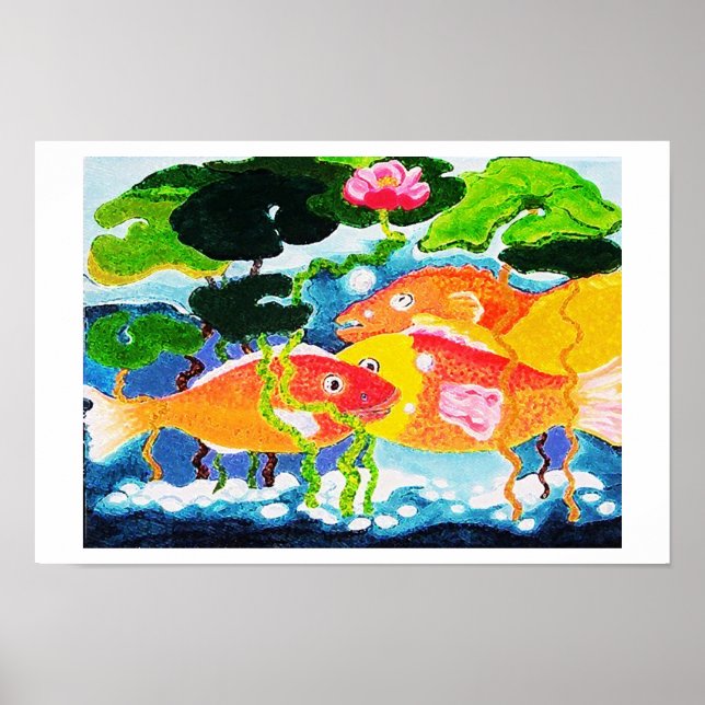 Ner i dammen poster (Framsidan)