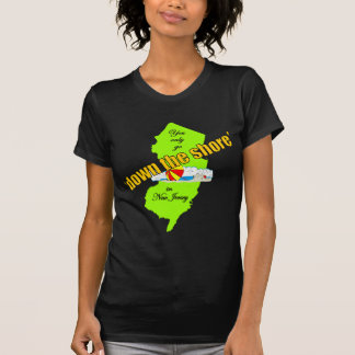 Ner Jersey Shore mörk shirt Tröja