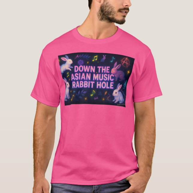 Ner Kanin Hål T Shirt (Framsida)