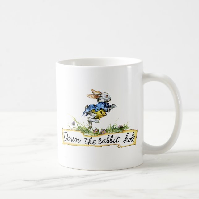 Ner kaninen hål kaffemugg (Höger)