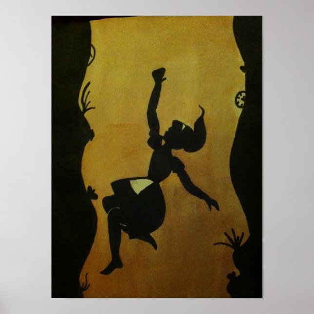 Ner kaninen hål poster (Framsidan)