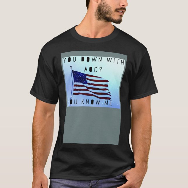 Ner med AOC T Shirt (Framsida)