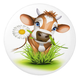 Ner på facket för keramiska lådor knopp