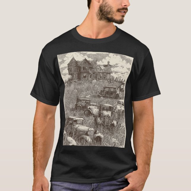 Ner på gården t shirt (Framsida)