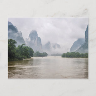 Ner vid floden Yangshuo Vykort