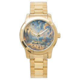 Ner vid havet: Ett surrealistiskt kustlandskap Armbandsur