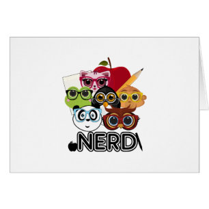Nerd 3 hälsningskort