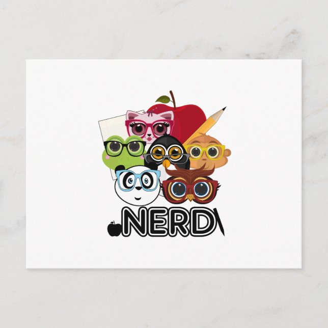 Nerd 3 vykort (Framsida)