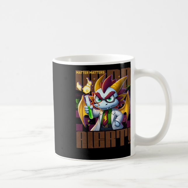 Nerd Alert - S - Arg Anime Dragon Sticker Kaffemugg (Höger)