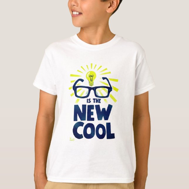 Nerd är den nya Coolan - Smart Student T-Shirt (Framsida)