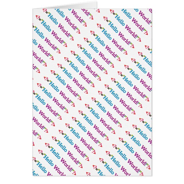 Nerd Baby Goods Hälsningskort (Framsidan)