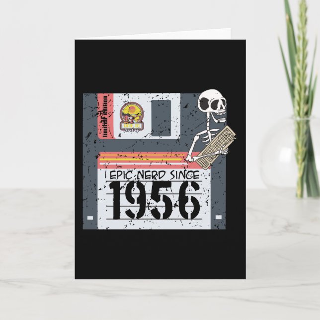 Nerd Birthday 1956 Kort (Framsida)