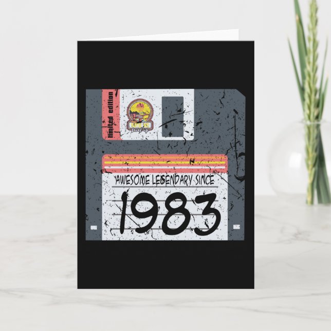 Nerd Birthday 1983 Kort (Framsida)