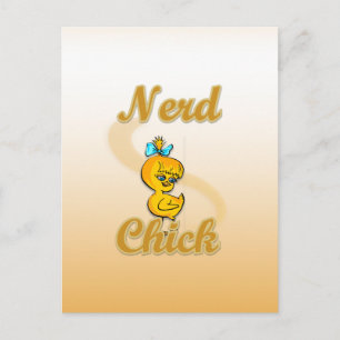 Nerd Chick Vykort