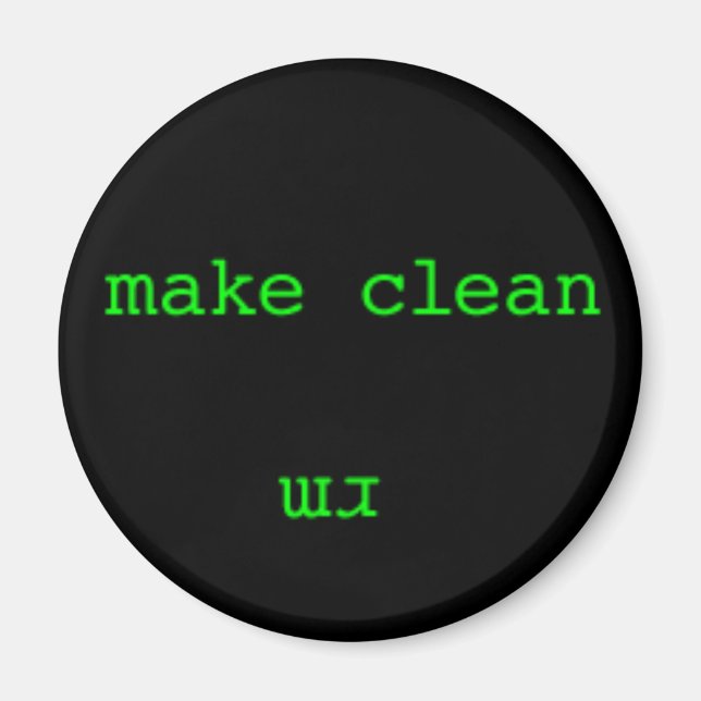 Nerd Clean/Dirty Dishwasher Magnet (Framsidan)