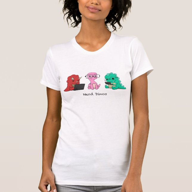 Nerd Dinos T-shirt (Framsida)
