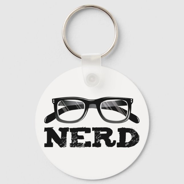 Nerd eller Nerds Nyckelring (Framsida)