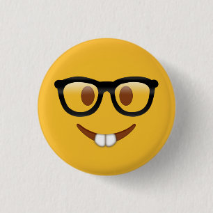 Nerd Emoji Knapp