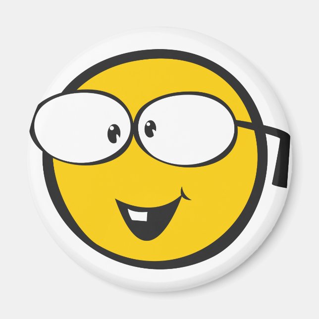 Nerd Emoji Magnet (Framsidan)