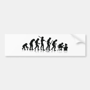 Nerd Evolution Bildekal