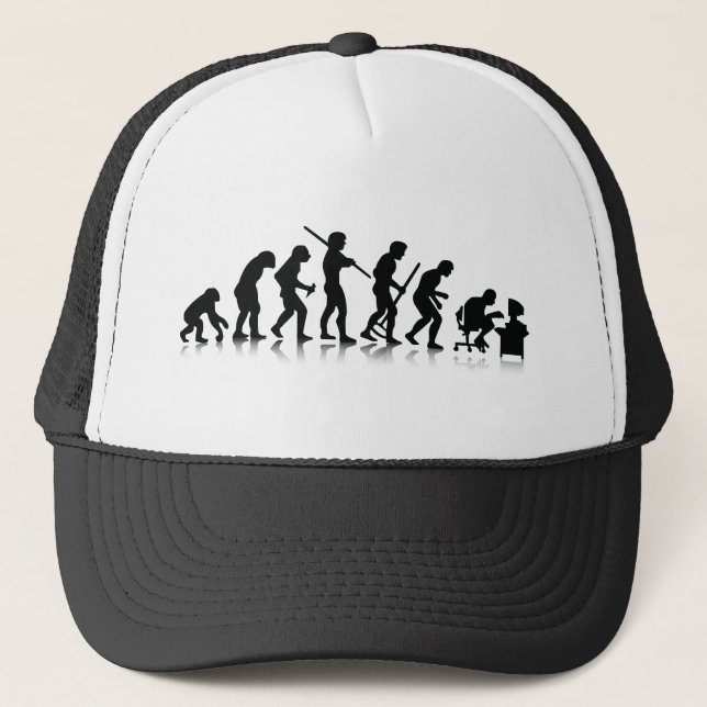 Nerd Evolution Truckerkeps (Framsida)