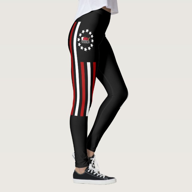Nerd - Flagga Leggings (Höger)